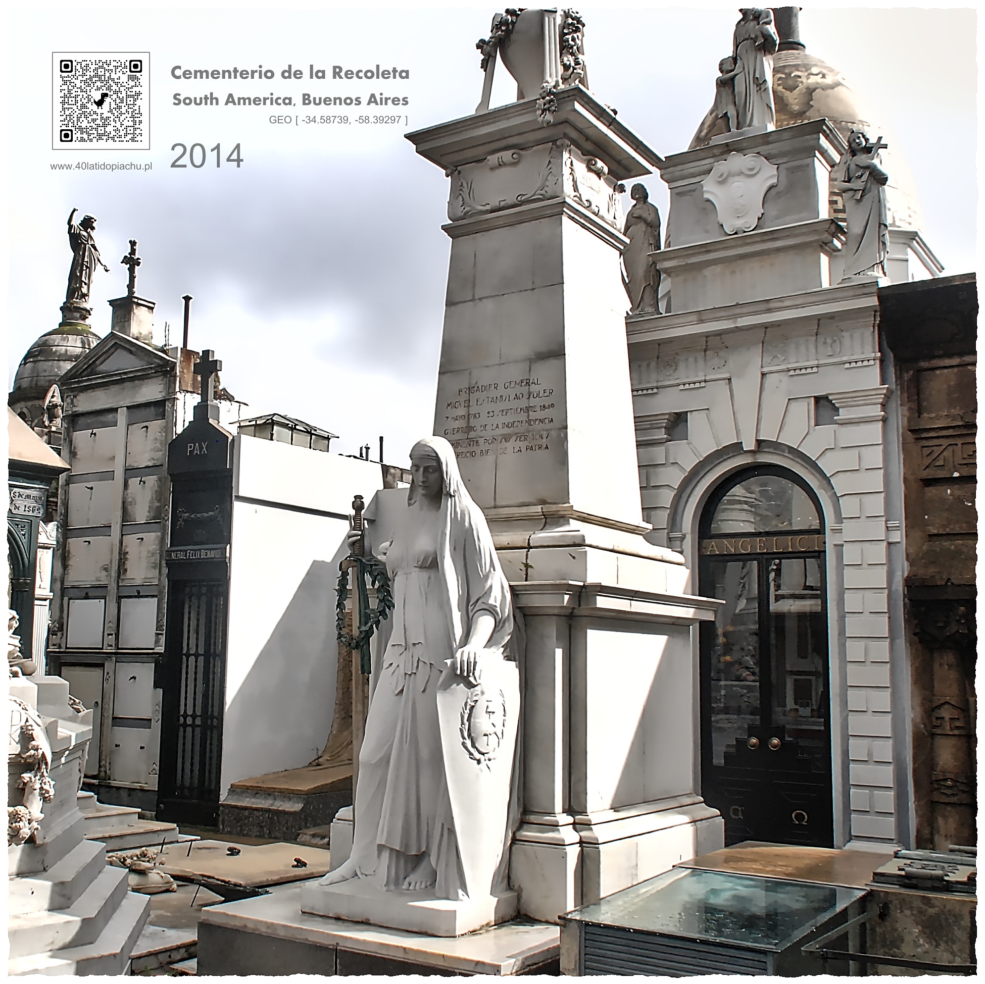 Argentyna Buenos Aires - Cementerio de la Recoleta