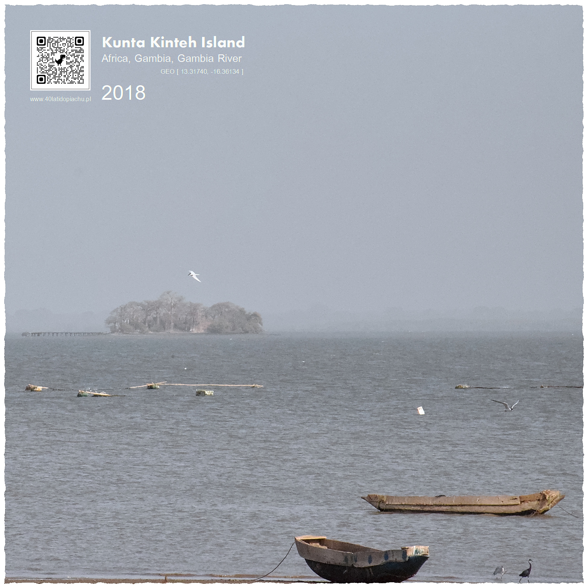 Gambia, rzeka Gambia wyspa Kunta Kinteh
