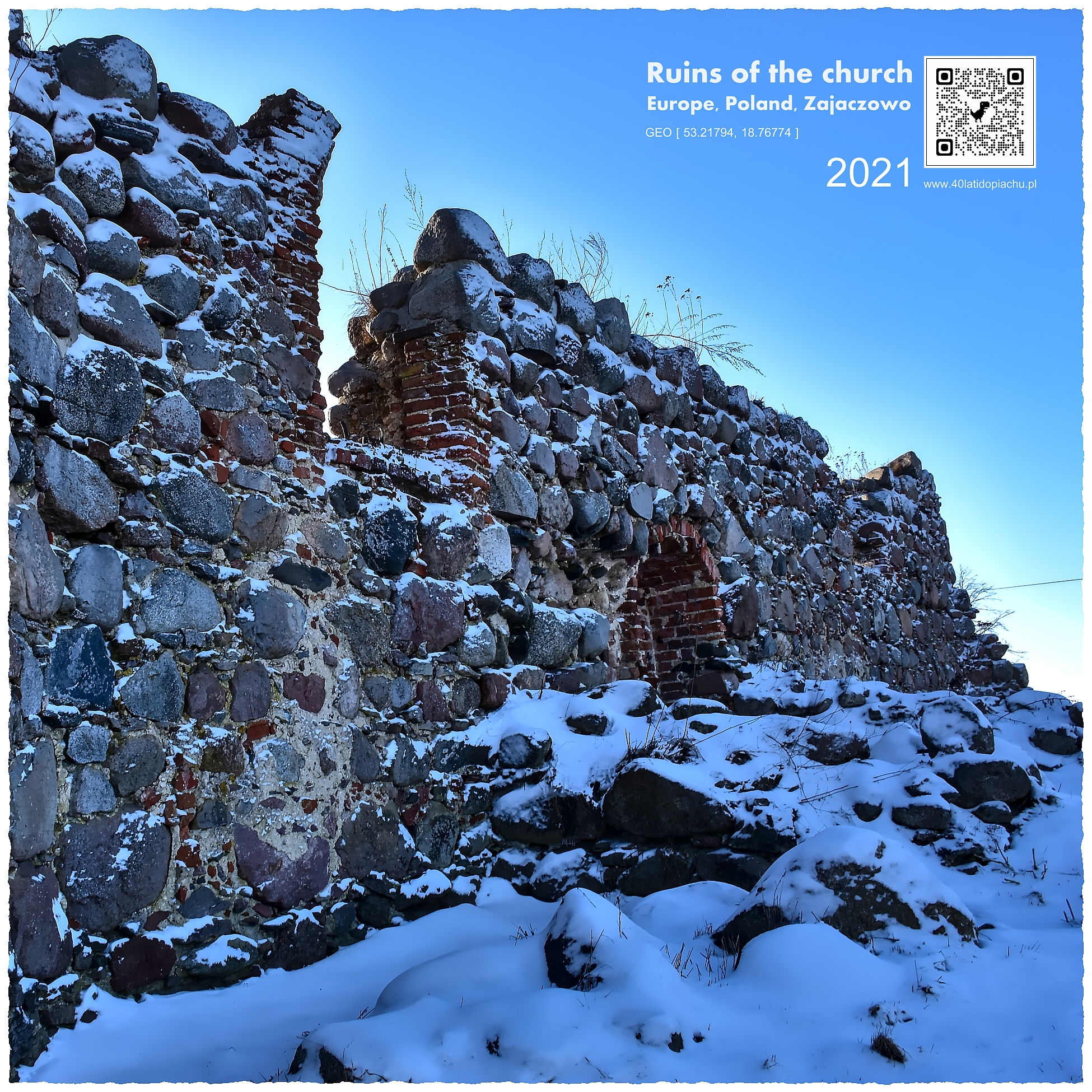 Zajączkowo - ruiny kościoła