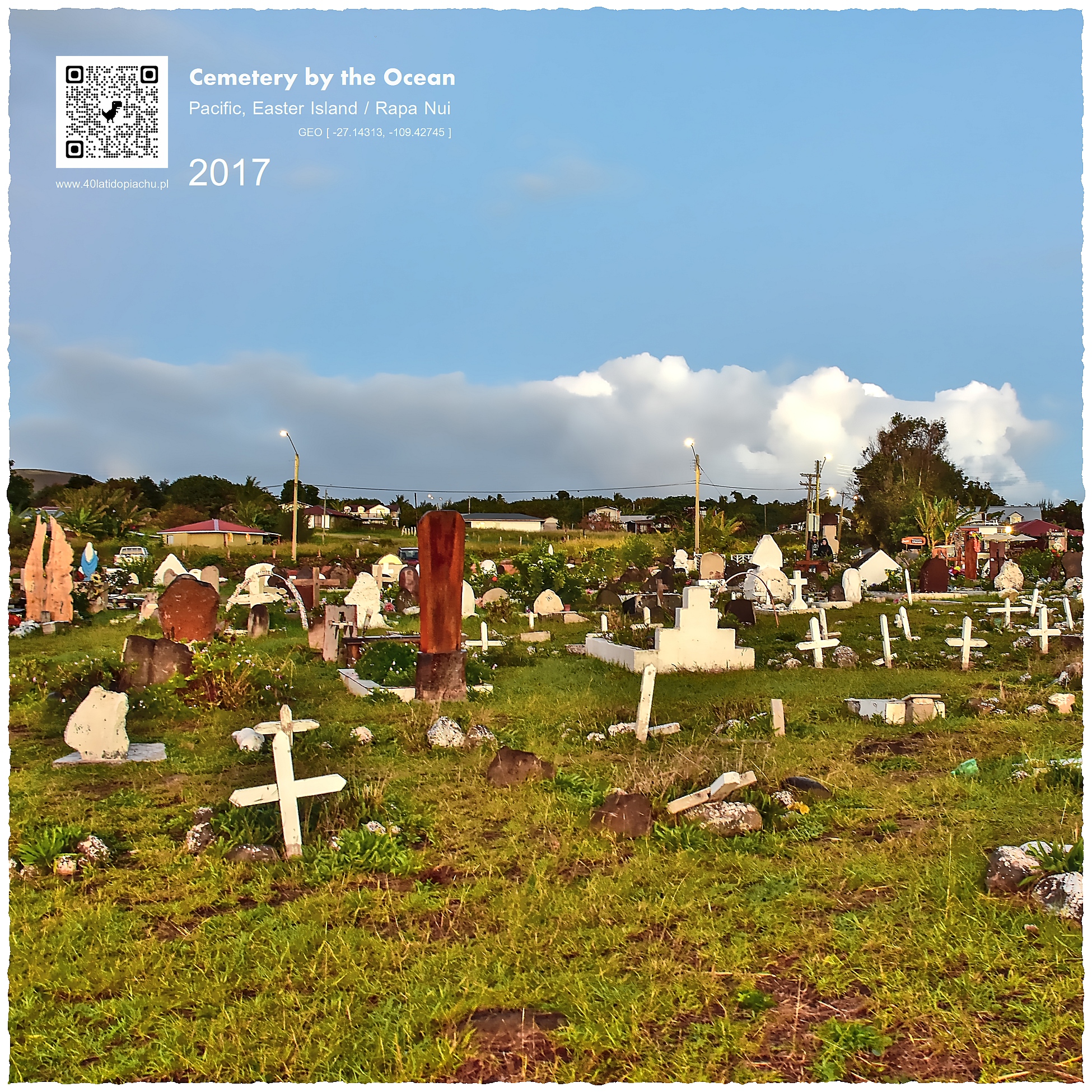 Wyspa Wielkanocna Rapa Nui - cmentarz katolicki