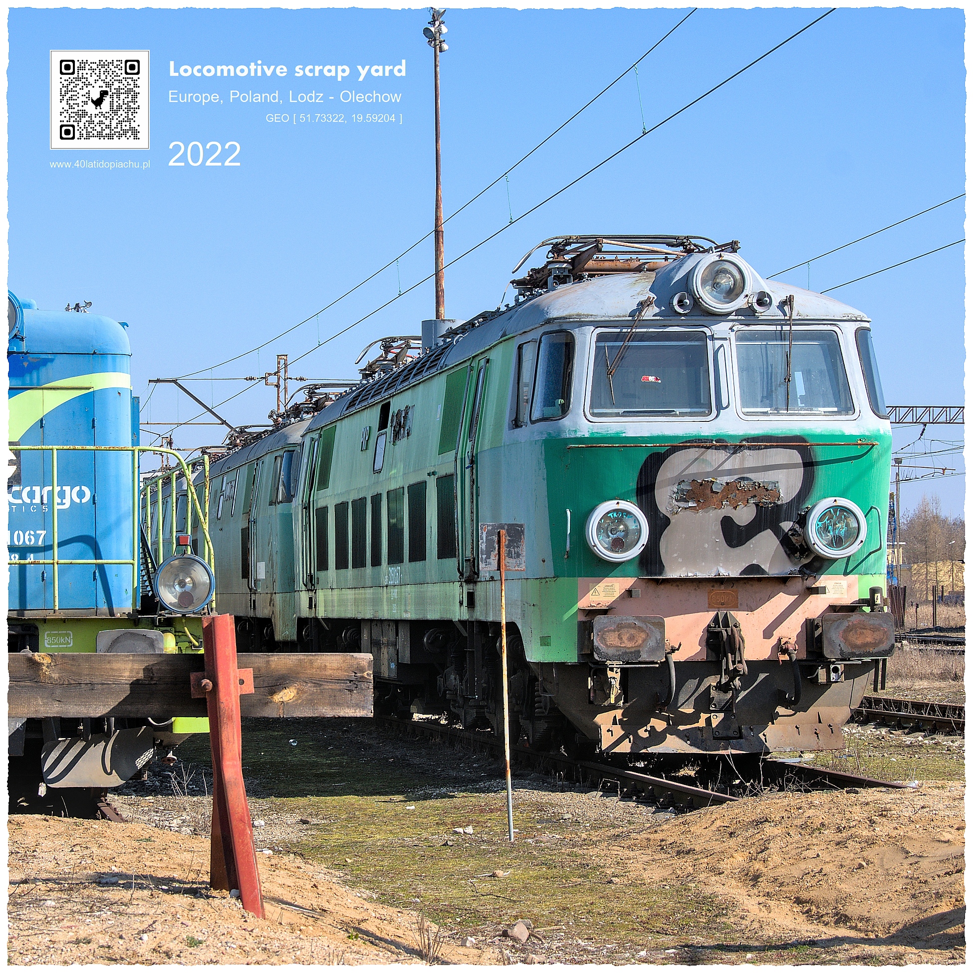 Złomowisko lokomotyw Łódź Olechów