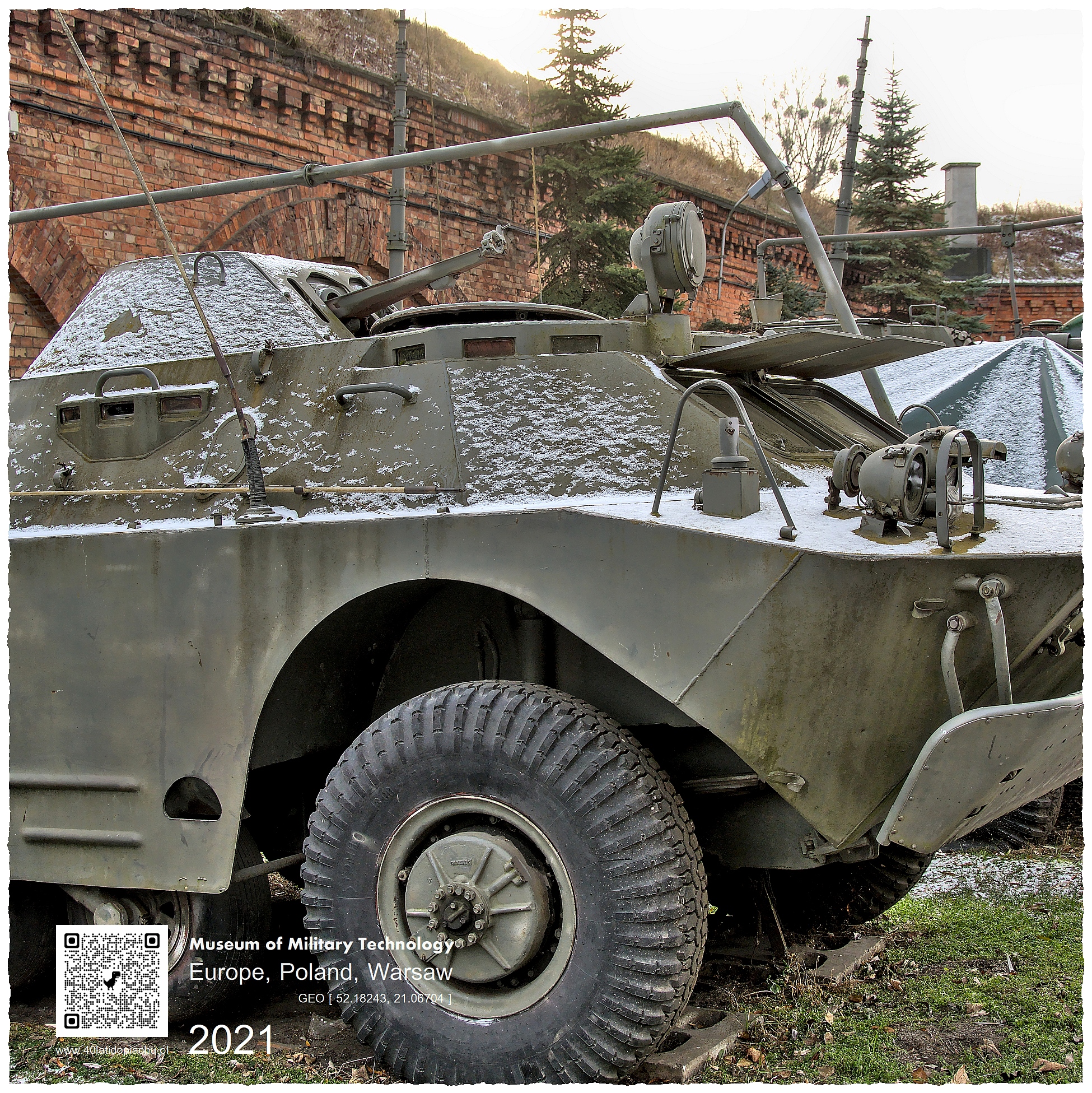 Muzeum Polskiej Techniki Wojskowej w Warszawie transporter piechoty