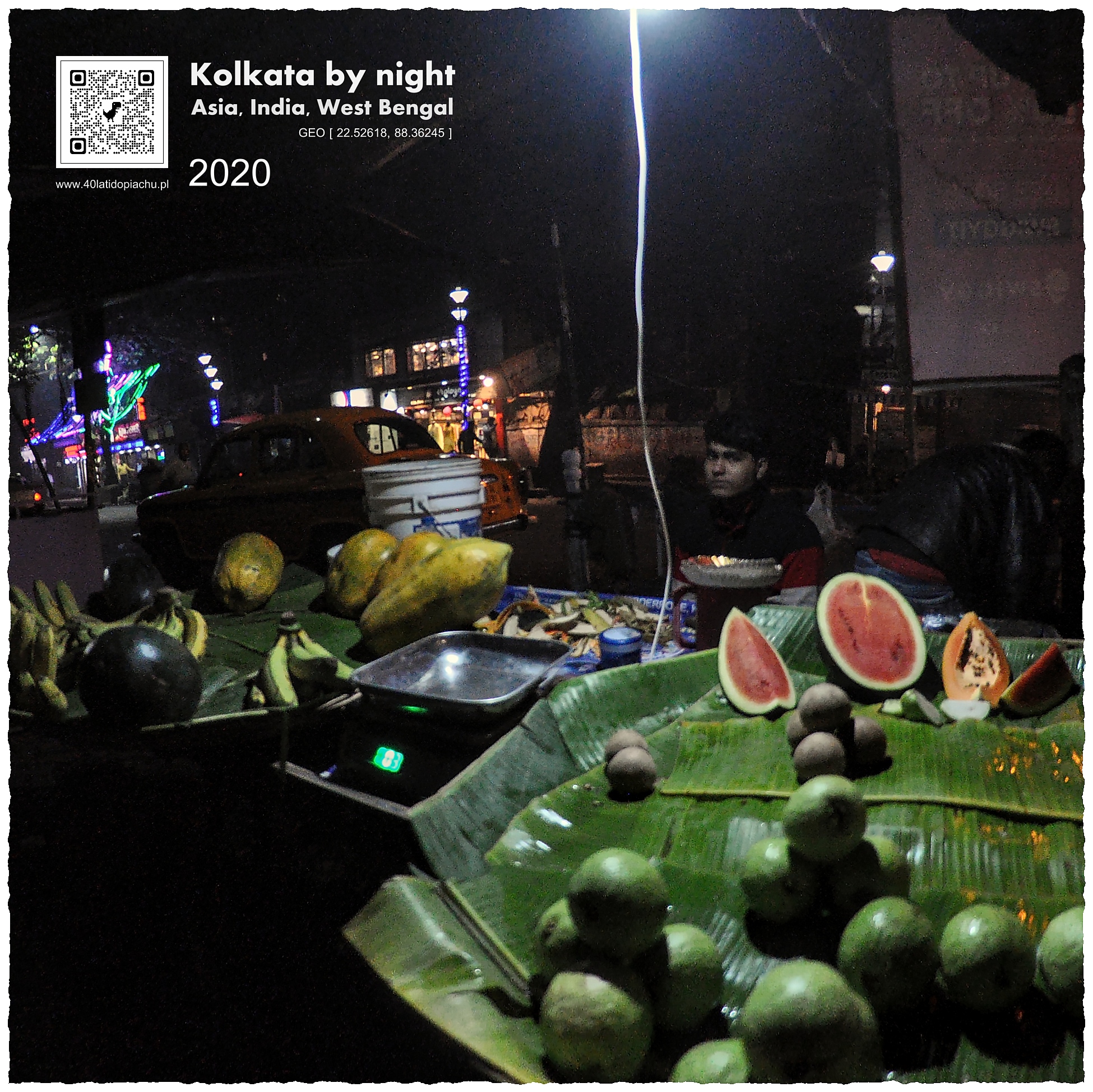 Indie Kalkuta nocne jedzenie