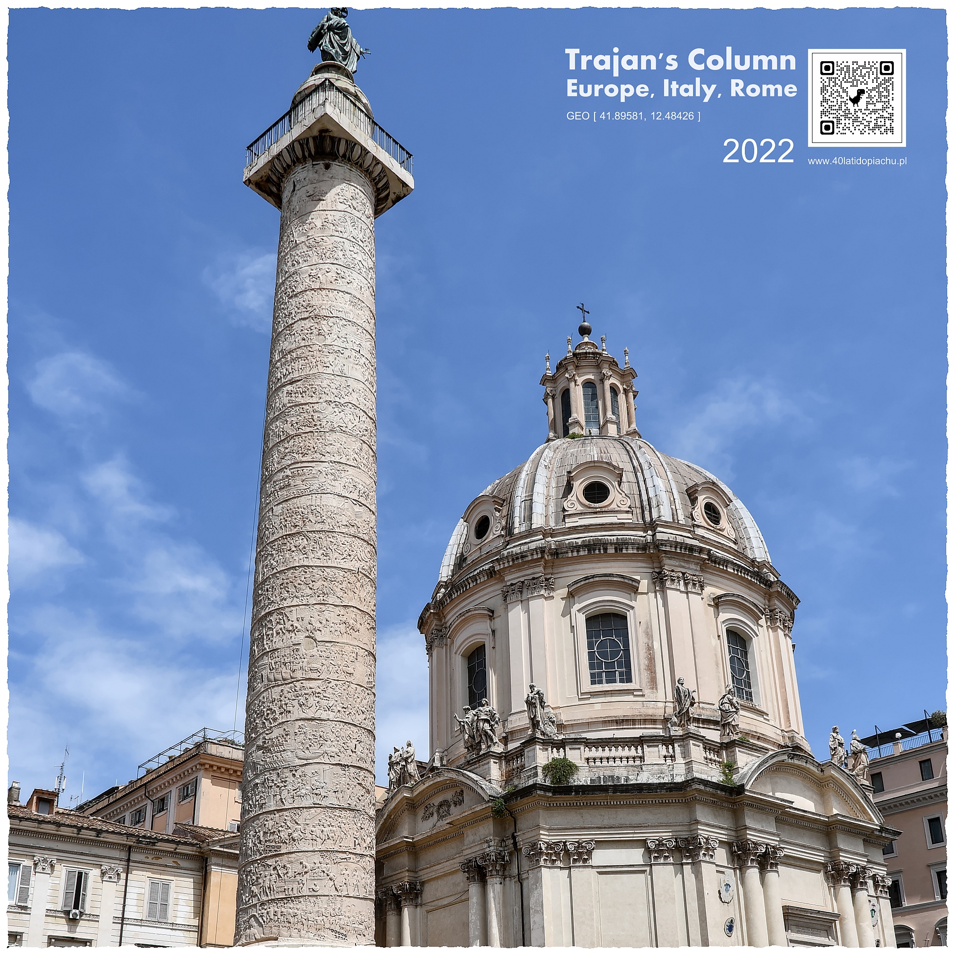 Włochy Rzym - Kolumna Trajana