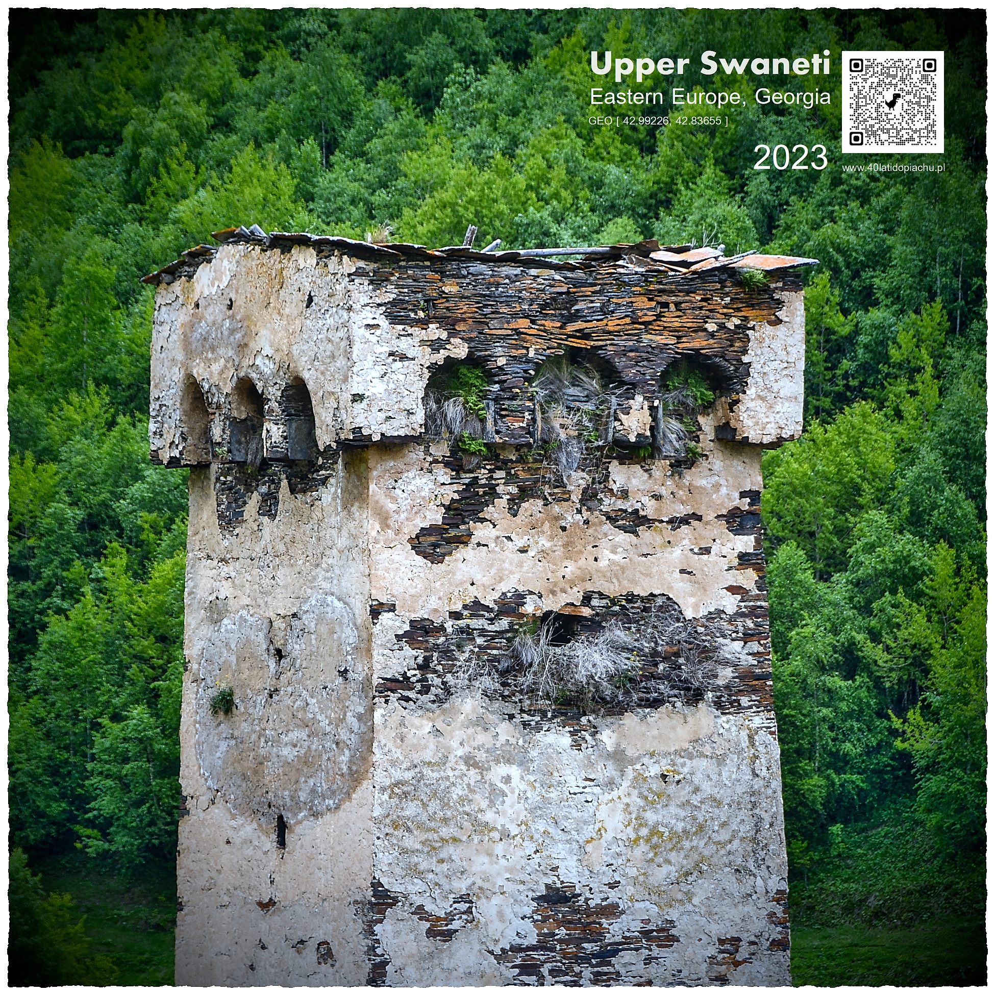 Kamienna wieża w Ushguli