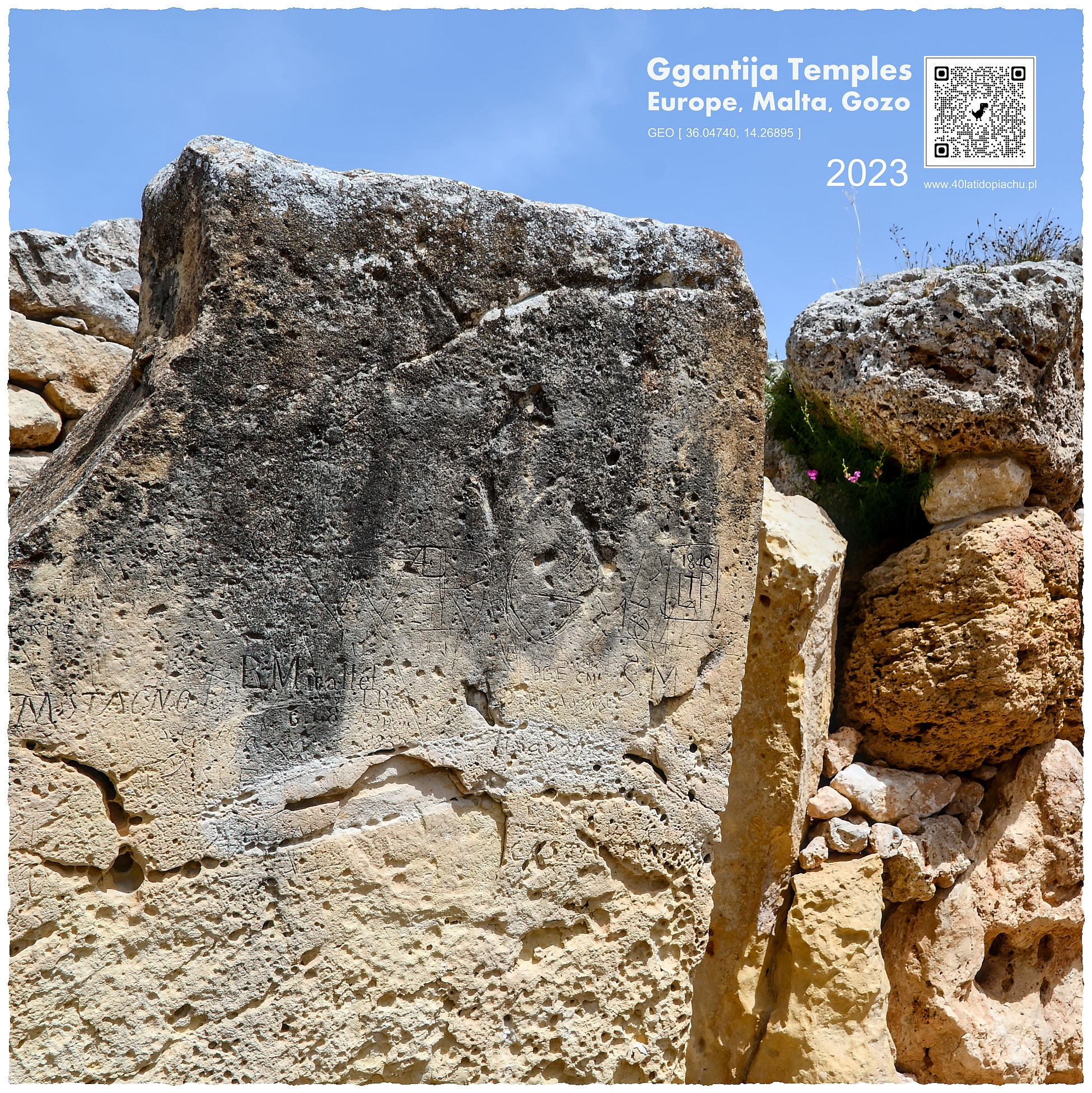 Malta Gozo megalityczna świątynia Ggantija