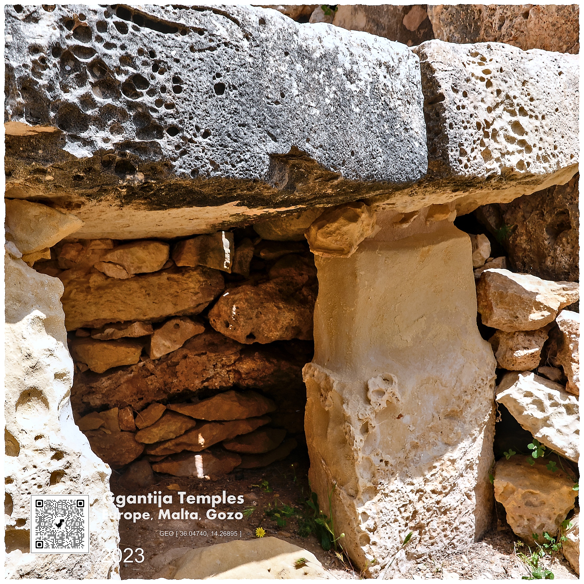Malta Gozo megalityczna świątynia Ggantija