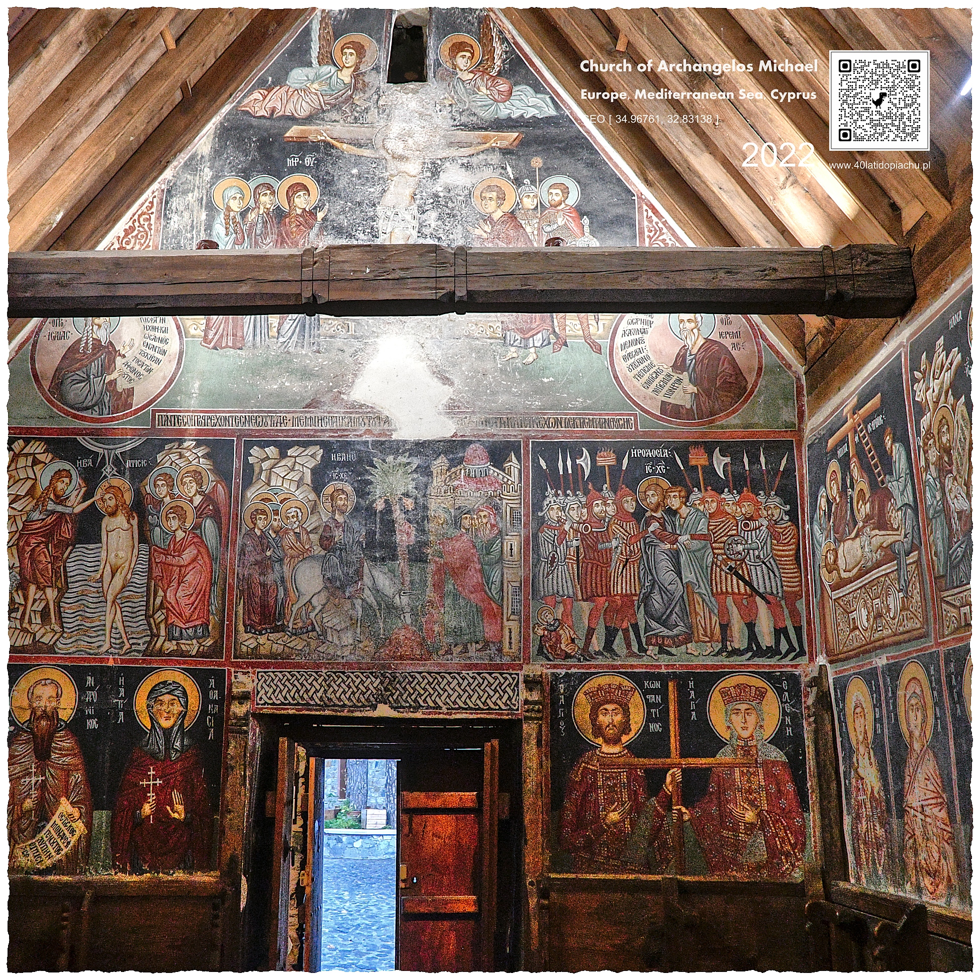 UNESCO Cypr malowane kościoły bizantyjskie