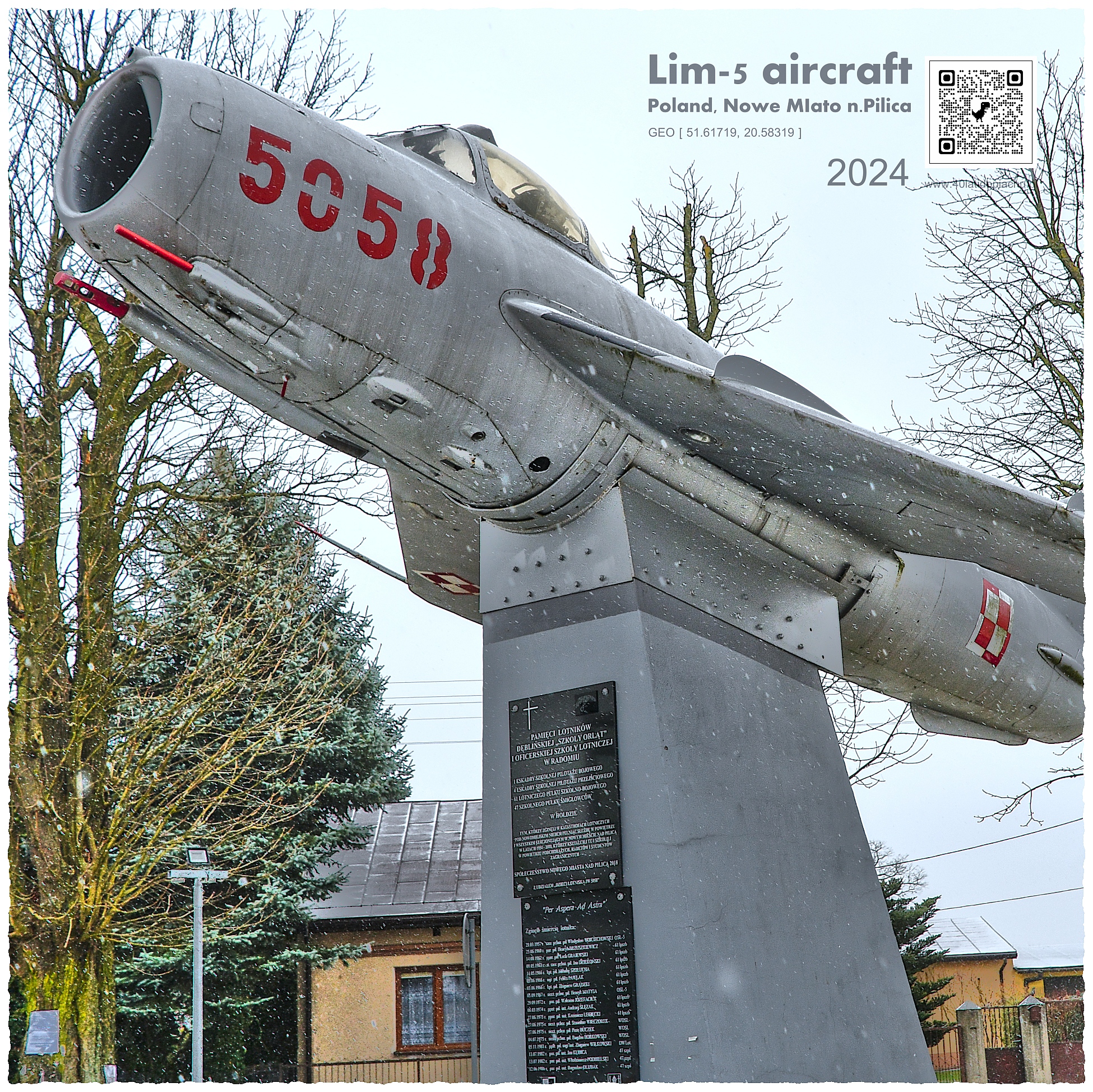 Samolot pomnik Lim-5