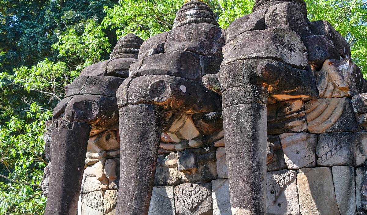 Taras Słoni w Angkor Thom