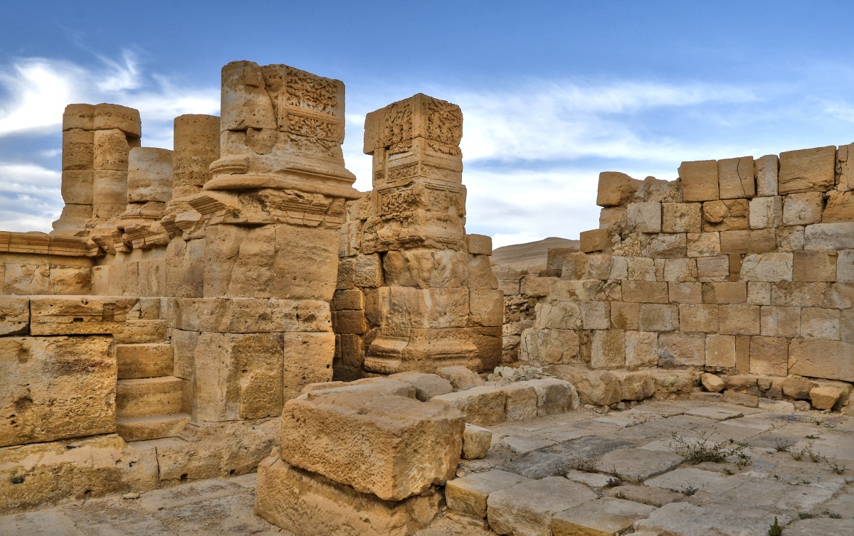 Jordania, stanowisko archeologiczne Khirbet edh-Dharih