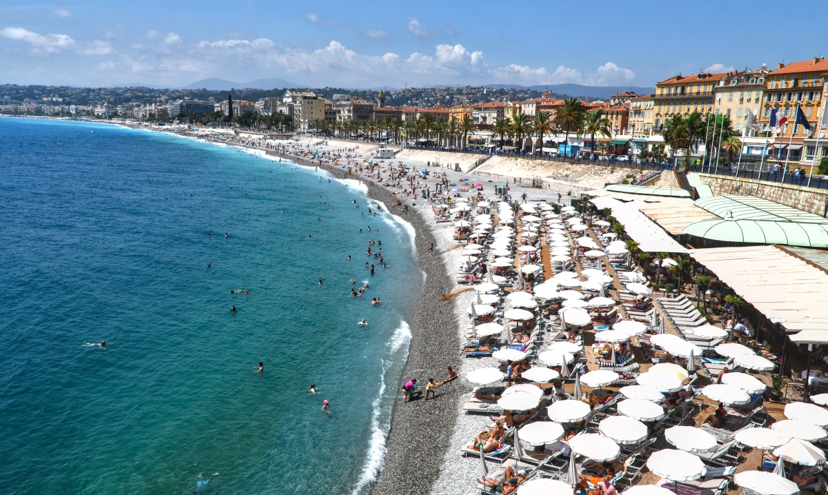 Francja – Nicea, zimowy kurort Riwiera