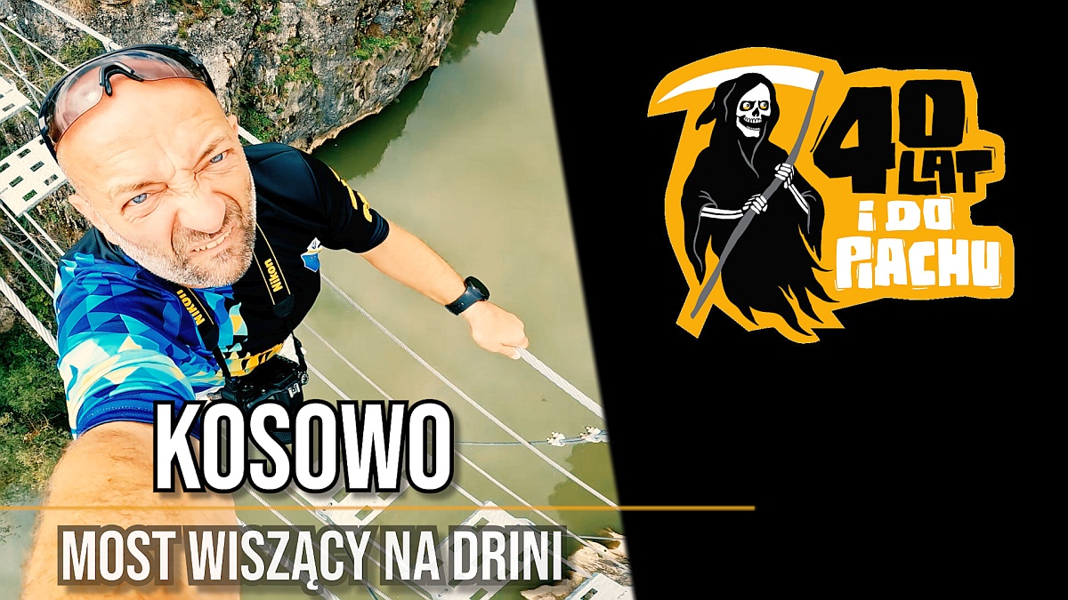 Most wiszący na rzece Drini