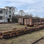 Wąskotorowa stacja kolejowa w Krośniewicach